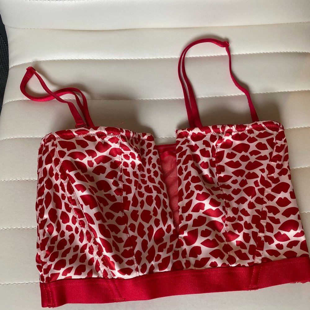 Victoria's Secret Valentine's Day Kiss Corset Bustier XS